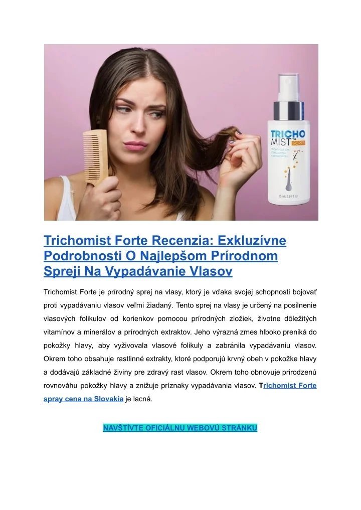 Czemu użytkownicy chwalą Trichomist Forte? Poznaj opinie - overview